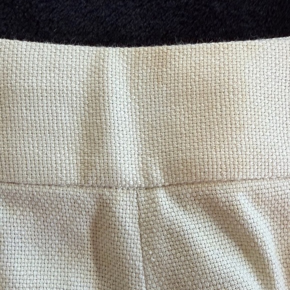 Tory Burch Pants Cream off-white size 4 silk cotton - Picture 9 of 13